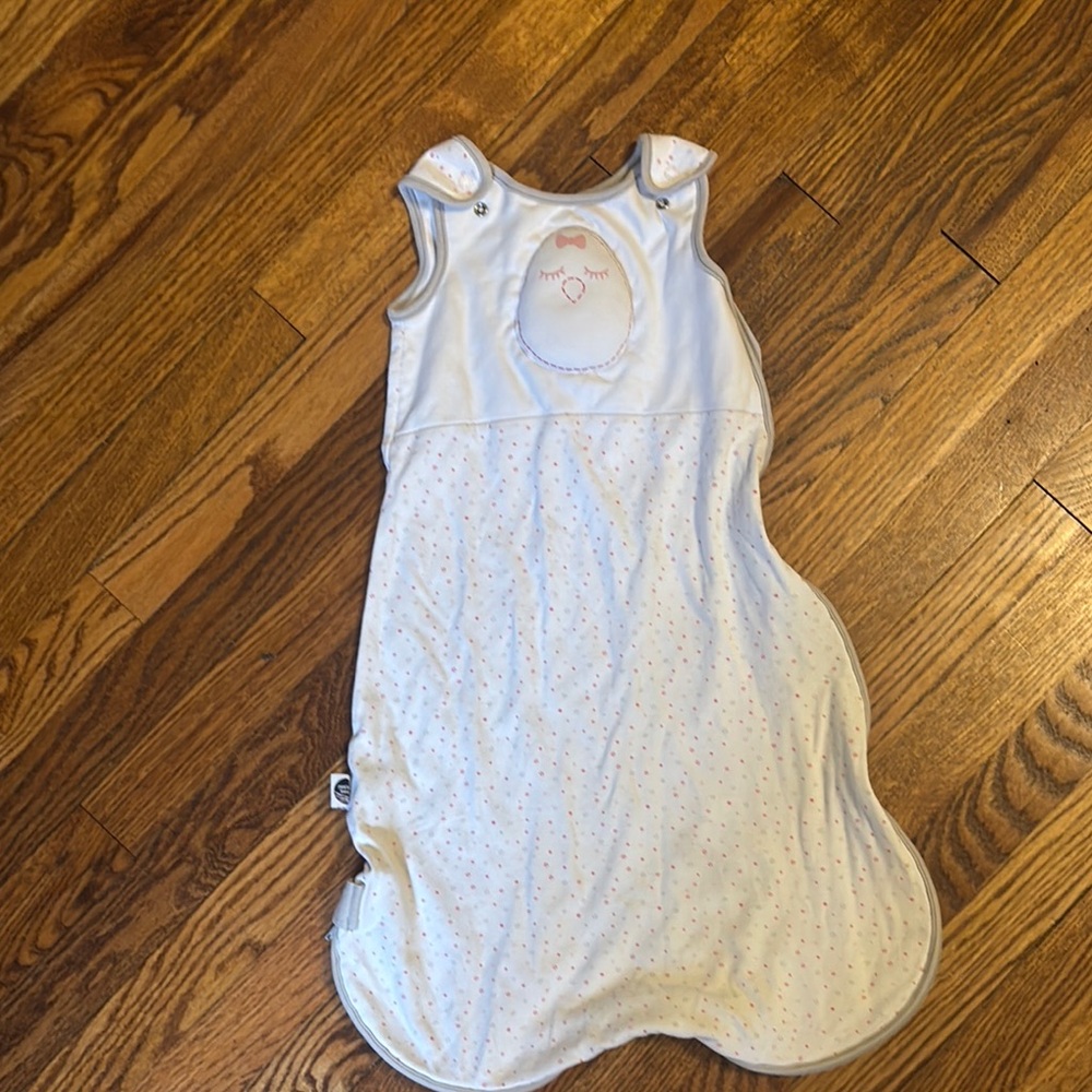 Nested Bean White Sleep Sack Pajamas for Comfort